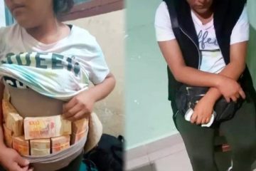 UNA MUJER FUE HALLADA EN FLAGRANCIA TRANSPORTANDO 14 MILLONES DE PESOS ARGENTINOS ADHERIDOS A SU CUERPO