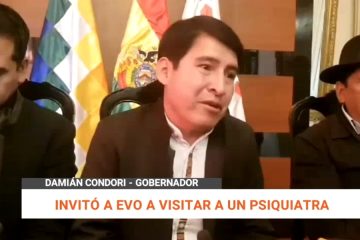 INVITÓ A EVO A VISITAR A UN PSIQUIATRA