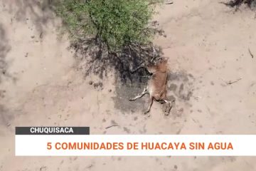 5 COMUNIDADES DE HUACAYA SIN AGUA