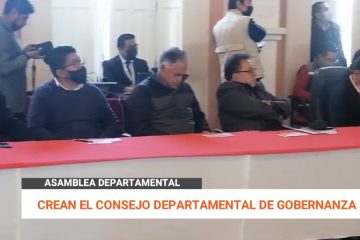 CREAN EL CONSEJO DEPARTAMENTAL DE GOBERNANZA