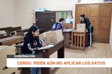 CENSO: PIDEN AÚN NO APLICAR LOS DATOS