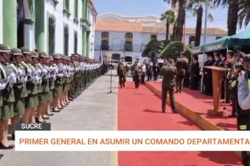 PRIMER GENERAL EN ASUMIR UN COMANDO DEPARTAMENTAL