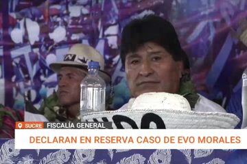 DECLARAN EN RESERVA CASO DE EVO MORALES