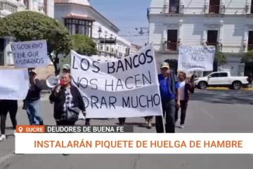 INSTALARÁN PIQUETE DE HUELGA DE HAMBRE