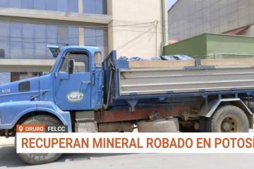 RECUPERAN MINERAL ROBADO EN POTOSÍ