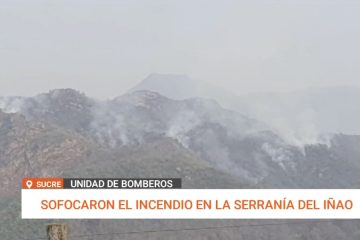 SOFOCARON EL INCENDIO EN LA SERRANÍA DEL IÑAO