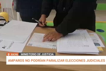 AMPAROS NO PODRÍAN PARALIZAR ELECCIONES JUDICIALES