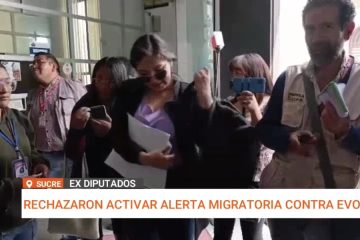 RECHAZARON ACTIVAR ALERTA MIGRATORIA CONTRA EVO