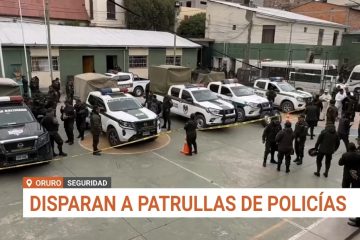 DISPARAN A PATRULLAS DE POLICÍAS