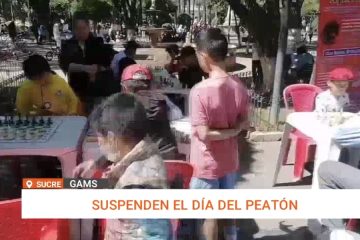 SUSPENDEN EL DÍA DEL PEATÓN