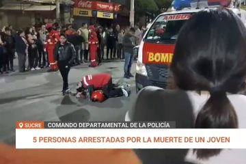 5 PERSONAS ARRESTADAS POR LA MUERTE DE UN JOVEN