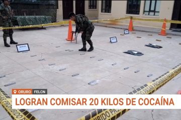 LOGRAN COMISAR 20 KILOS DE COCAÍNA