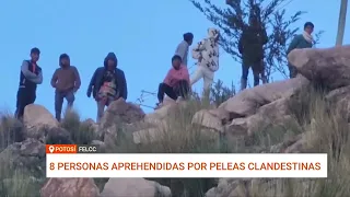 📍 OCHO PERSONAS APREHENDIDAS TRAS OPERATIVO POLICIAL EN ALTO SAN MARCOS, POTOSÍ