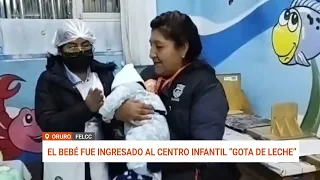 CASO DEL BEBÉ ABANDONADO EN ORURO: LOCALIZAN A LOS PADRES Y CONTINÚA LA INVESTIGACIÓN