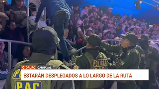 MÁS DE 3700 POLICÍAS SERÁN DESPLEGADOS PARA EL CARNAVAL DE ORURO