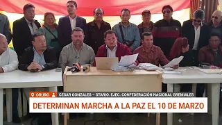 SECTORES PRODUCTIVOS DE ORURO DEFINEN ACCIONES PARA EXIGIR RESPUESTAS A SUS DEMANDAS