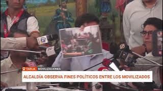 PROTESTAS EN TARIJA: PADRES DE FAMILIA EXIGEN MEJORAS EN ESCUELAS